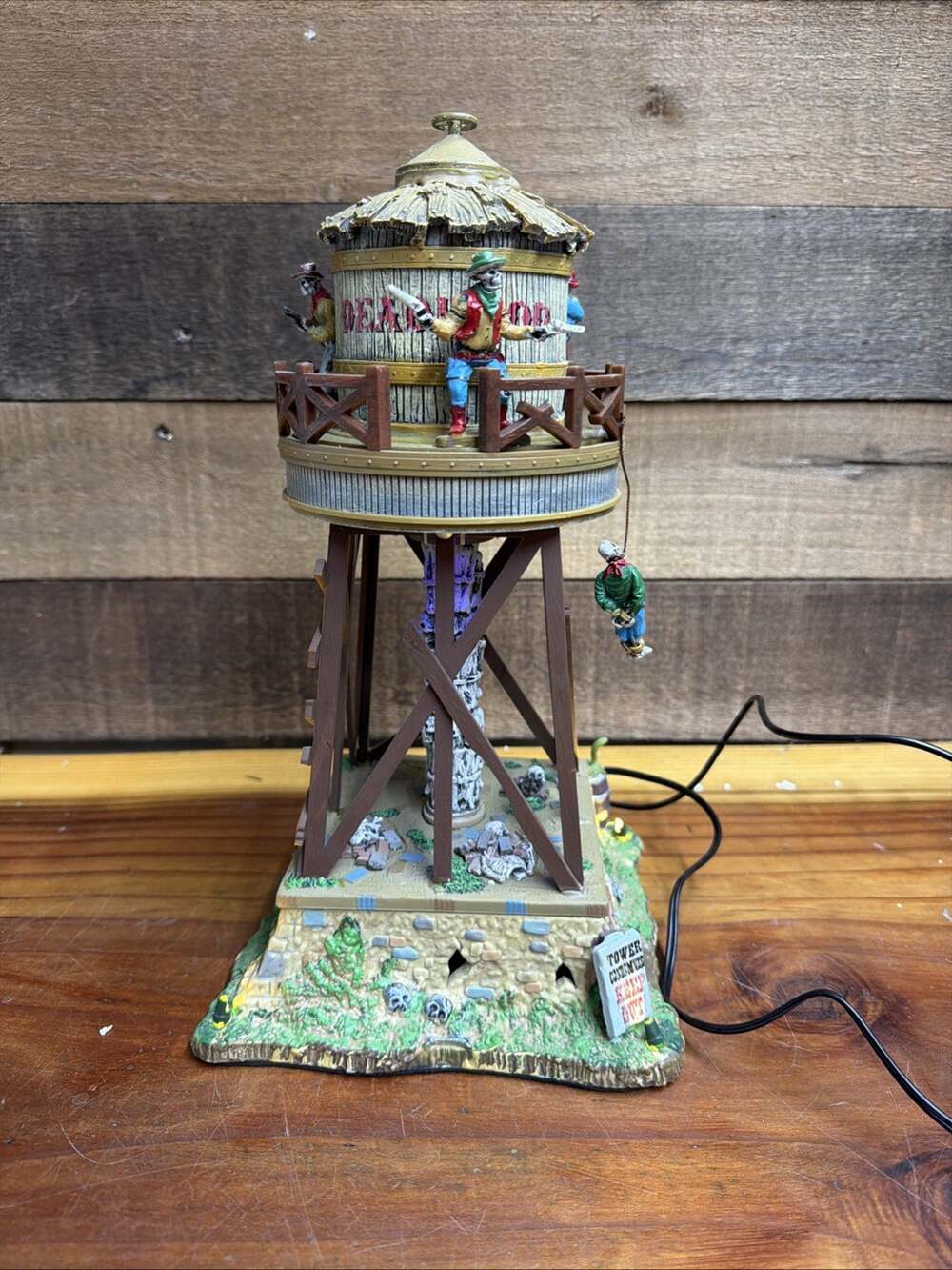 Lemax Spooky Town - Deadwood Water Tower Halloween In Box